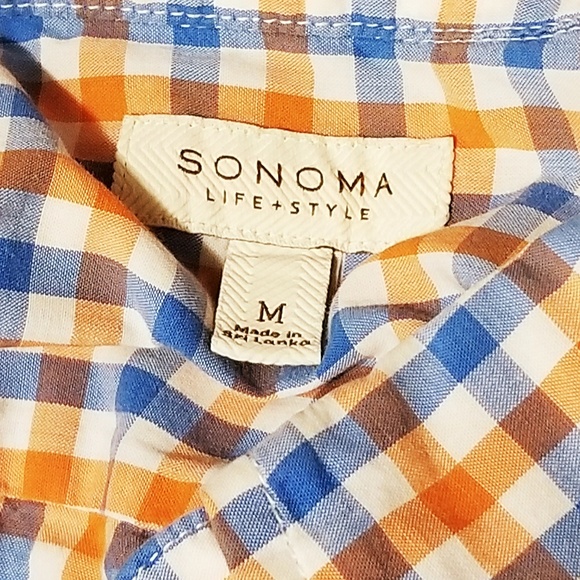Mens SANOMA Button Down Shirt - Picture 4 of 4